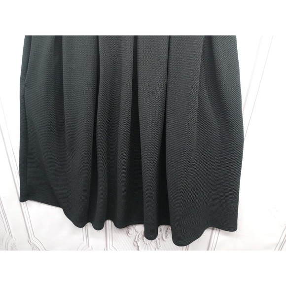 LuLaRoe Dress Womens Size M Pastel Pink & Black Fit & Flare Back Zipper Textured - Picture 7 of 16